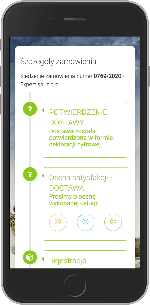 Driver mobile app task view